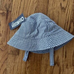 OshKosh B'gosh Navy and White Striped Hat